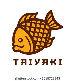 Taiyaki logo vector illustration template