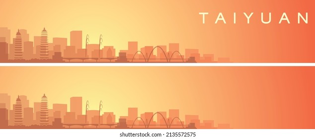 Taiyuan Beautiful Skyline Scenery Banner