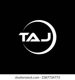 TAJ Letter Logo Design, Inspiration for a Unique Identity. Modern Elegance and Creative Design. Watermark Your Success with the Striking this Logo.