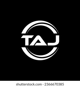 TAJ Logo Design, Inspiration for a Unique Identity. Modern Elegance and Creative Design. Watermark Your Success with the Striking this Logo.