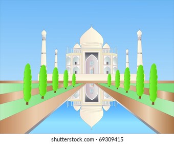 Taj Mahal ( background on separate layer )