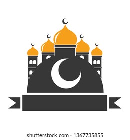taj mahal half moon