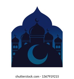 taj mahal half moon