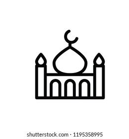 The Taj Mahal icon