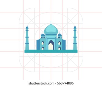 Taj Mahal icon