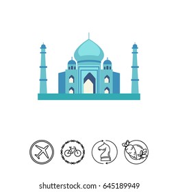 Taj Mahal icon