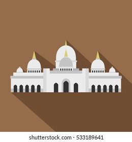 Taj Mahal icon. Flat illustration of Taj Mahal vector icon for web