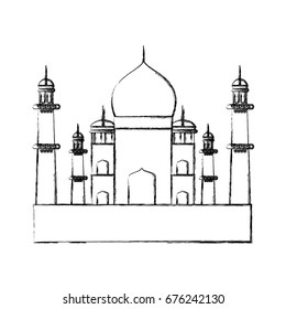 Taj mahal monument