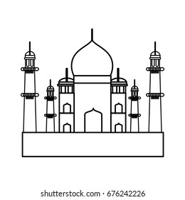 Taj mahal monument