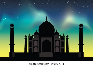 タージマハル 夜 のイラスト素材 画像 ベクター画像 Shutterstock