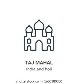 Taj Mahal Outline Images Stock Photos Vectors Shutterstock