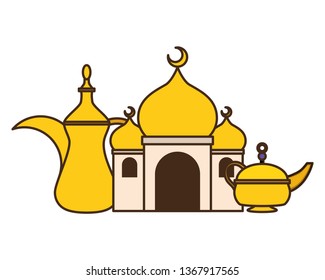 taj mahal tea pot