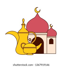 taj mahal tea pot