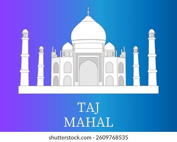 It is Taj Mahal that famous place in India.