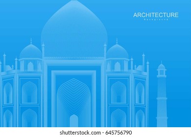 Taj Mahal, the tight margin for India and the world.