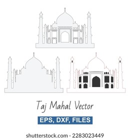 Taj Mahal Vector Art, Graphics and Stock Illustrations