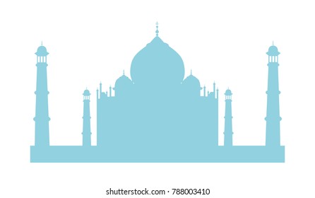 Taj Mahal vector icon