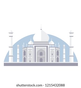 Taj Mahal Vector Illustration
