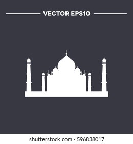 Taj Mahal. vector illustration