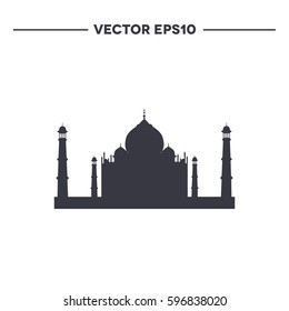 Taj Mahal. vector illustration