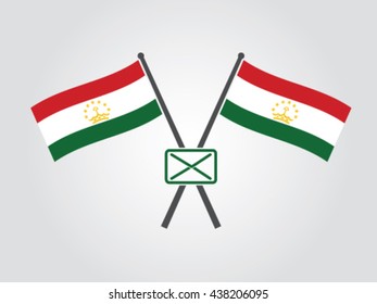 Tajikistan Emblem Formal Mail