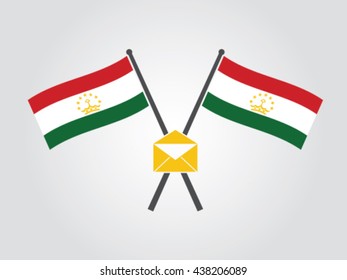 Tajikistan Emblem Mail