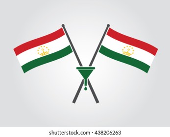 Tajikistan Emblem Oil Usage