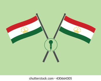 Tajikistan Emblem Singer
