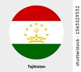 Tajikistan flag icon isolated vector illustration