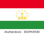 tajikistan flag vector
