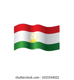 Tajikistan flag, vector illustration