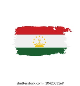 Tajikistan flag, vector illustration