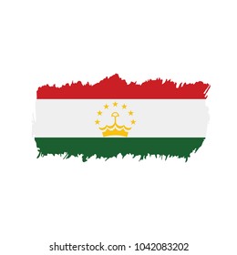 Tajikistan flag, vector illustration