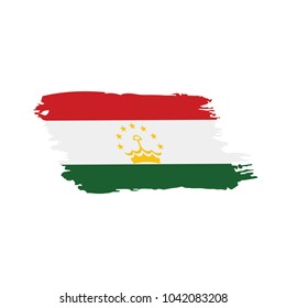 Tajikistan flag, vector illustration