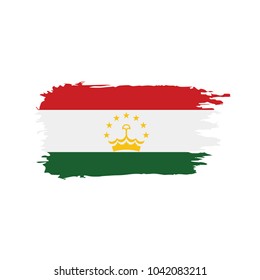 Tajikistan flag, vector illustration