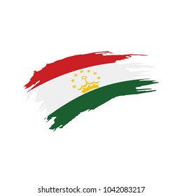 Tajikistan flag, vector illustration