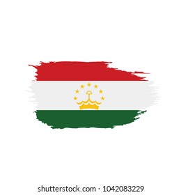 Tajikistan flag, vector illustration