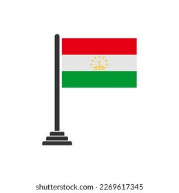 Símbolo del símbolo de la bandera de Tayikistán, símbolo del símbolo del día de la independencia de Tayikistán