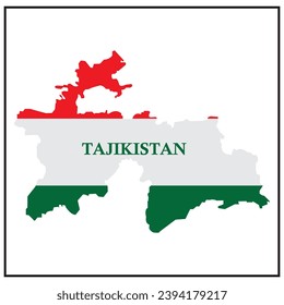 Tajikistan map icon vector illustration design