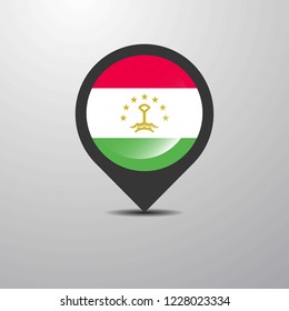 Tajikistan Map Pin