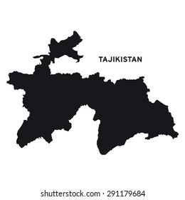 Tajikistan Map Vector