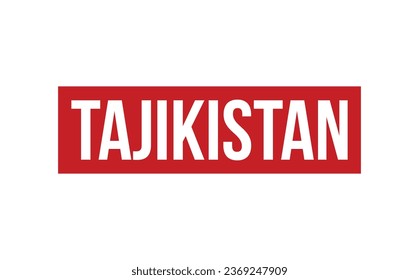 Tajikistan Rubber Stamp Seal Vector