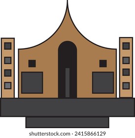 Tajmohol vector, and illstration art.