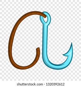 Takagi, ninja climbing grappling hook with rope icon in cartoon style isolated on background for any web design 