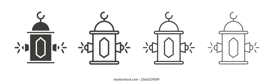 Takbir icon collection for website design, app, UI design.