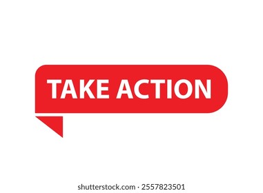 take action text information sign