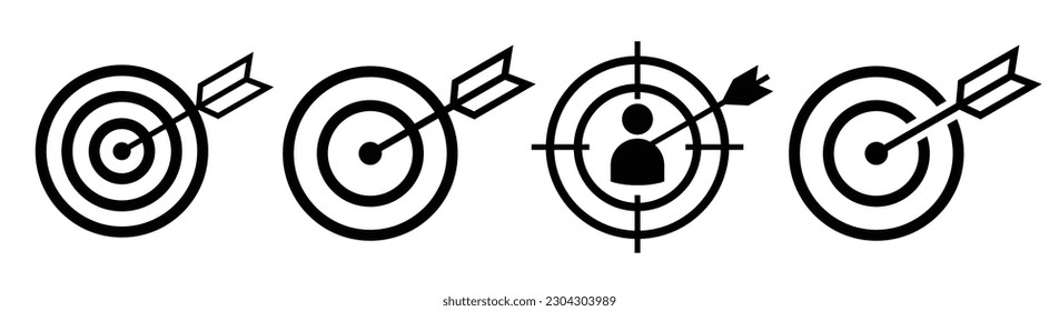 take aim target arrow icon accuracy focused sight icon
