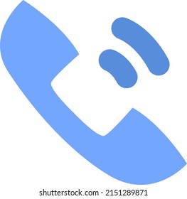 Take away call, illustration, vector on a white background.
