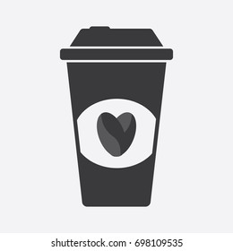 Take away coffee cup
