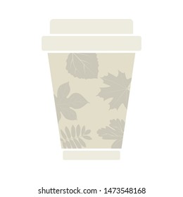 Take away coffee cup icon.Vector illustration for web mobile, logo, app, UI design.